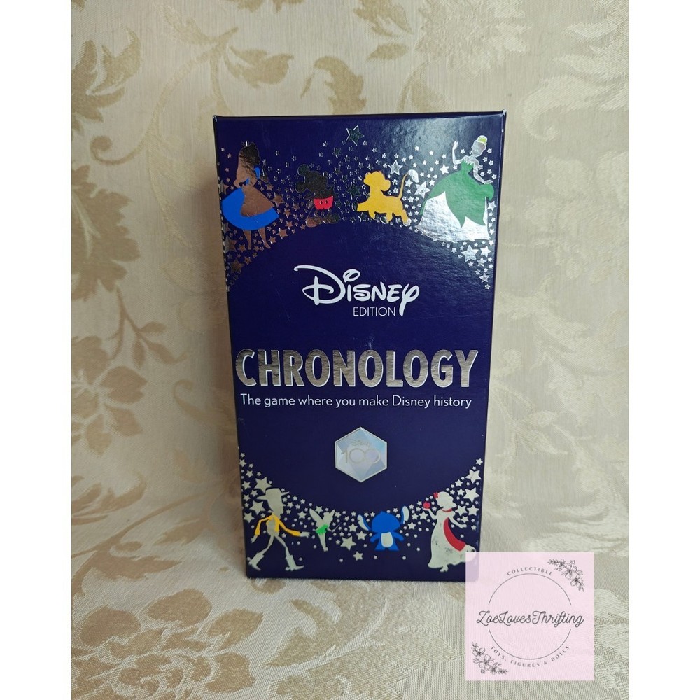 Buffalo Disney Edition Multicolored Chronology History Trivia Card Game New