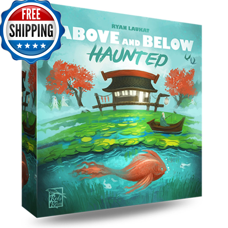 Above And Below Haunted Board Game Spooky Story Adventure Red Raven Games Light