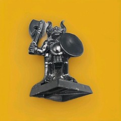 Battle Masters 1992 Black Beastmen of Bale Replacement Figure Milton Bradley #42