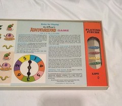Adventureland Board Game 1950’s Toucan Cruise Disney Parker Brothers Unpunched