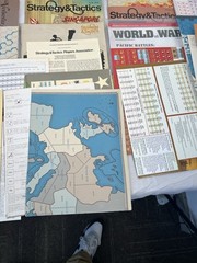 Strategy & Tactics Magazine War Games Bulk Lot Maps Pieces Guides Mixed Lot