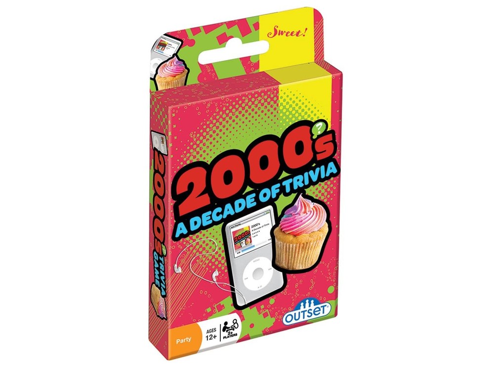 2000’s A Decade of Trivia Travel Pack Card Game – for Ages 12 and up
