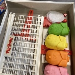 Vintage 1986 Milton Bradley PIG PONG Tabletop Game Complete