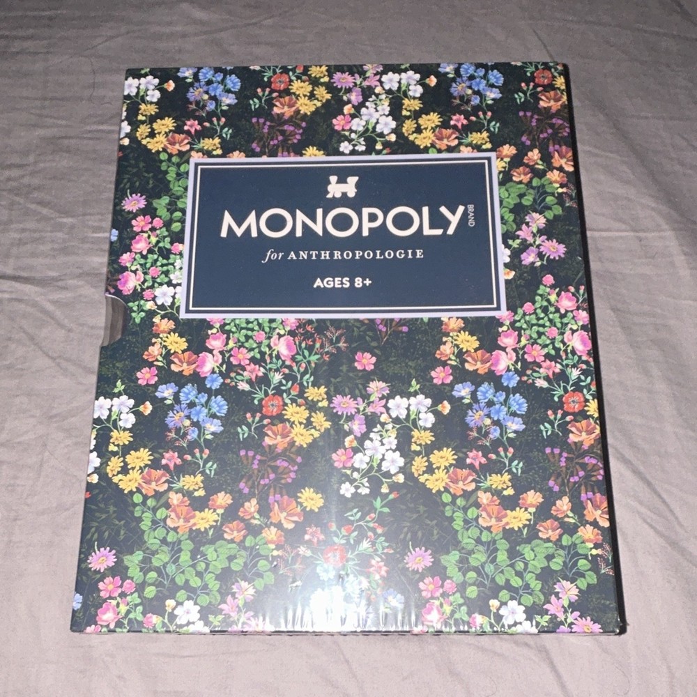 MONOPOLY Monopoly for Anthropologie Limited Edition Floral Board Game Ages 8+