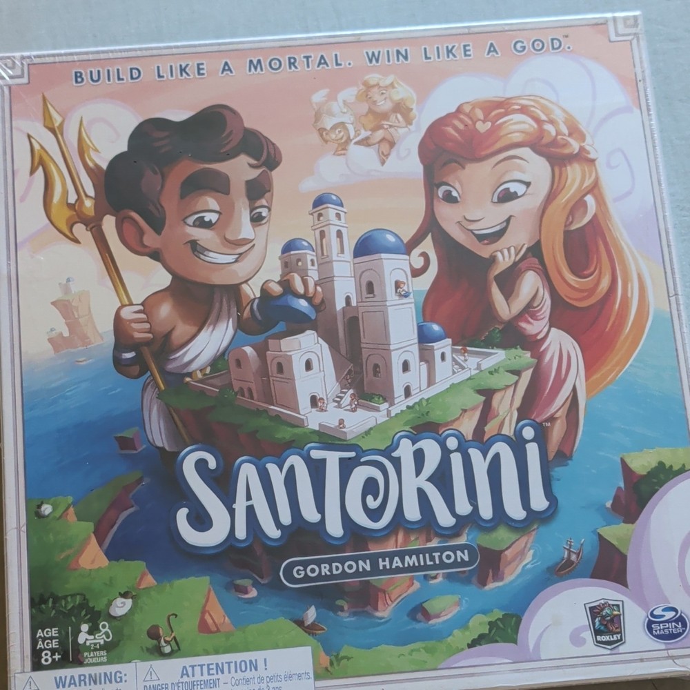 Spin Master Games Santorini Strategy Board Game 2-4 Players Age 8+ MPN 6039848