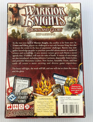 Warrior Knights: Crown and Glory Expansion NEW OPEN BOX