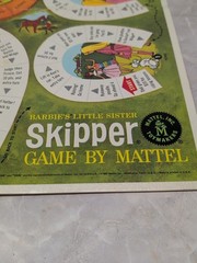 Vintage 1964 Mattel Barbies Little Sister Trains Her Horse Board Game