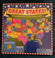 New Great States Board Game: 400 Questions US Geography-Play and Learn 2010