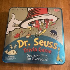 Dr. Seuss Trivia Game Collectors Tin By University Games SEALED