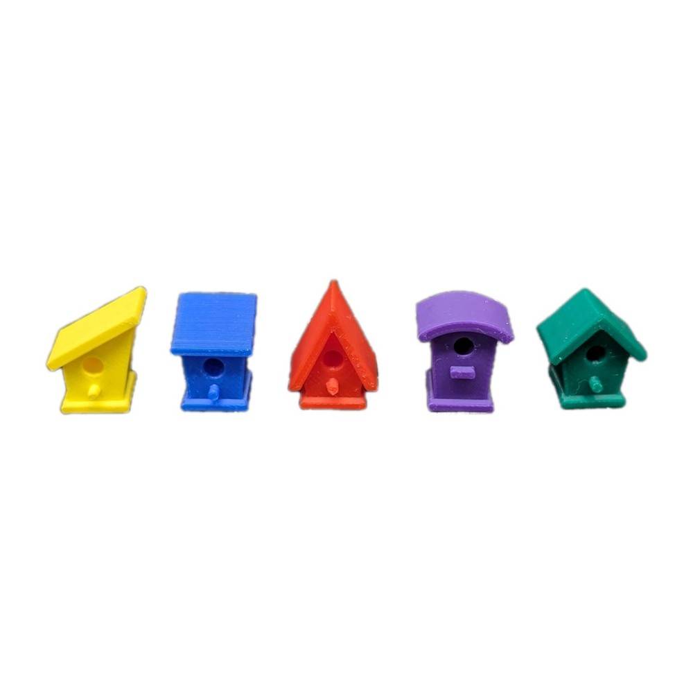 Wingspan Deluxe Birdhouse Player Tokens For Stonemaier Board Game 40 Pcs