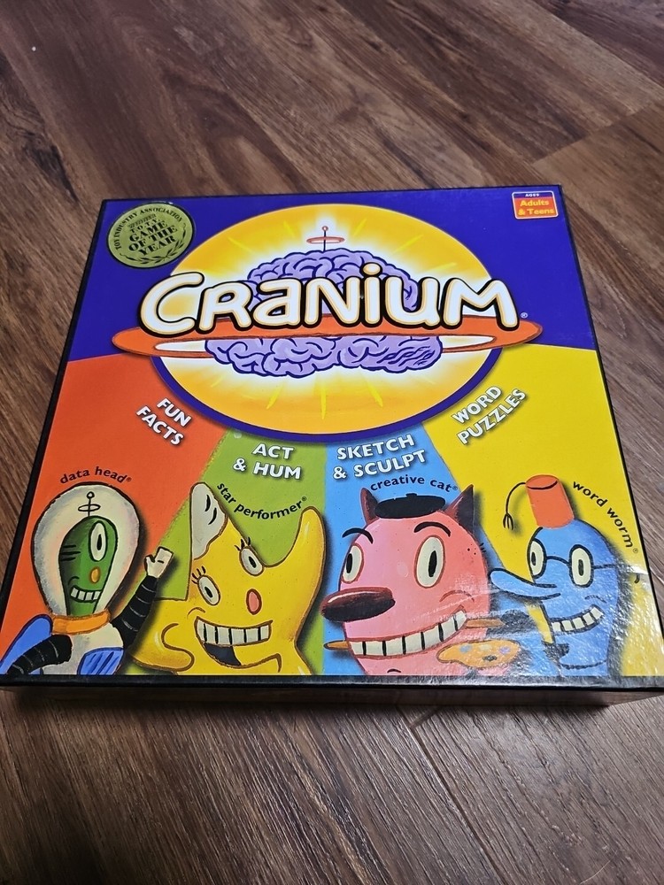 2004 Cranium Game in the Box and Complete. Adult & Teen, 2-4 Players Or Teams