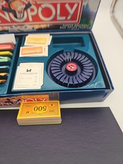 VINTAGE Monopoly Deluxe Edition COMPLETE Parker Brothers 1995 Golden Sealed $$