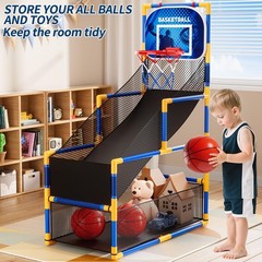 NIPLOOOW Arcade Basketball Game Set for Kids 3-12 Years Old, Kids Basketball …