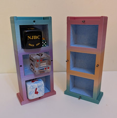 Cube-Tower™ Backgammon Doubling Cube Display & Storage Tower – Choose Color