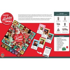 MasterPieces – Coca-Cola Holiday Opoly Family Board Game