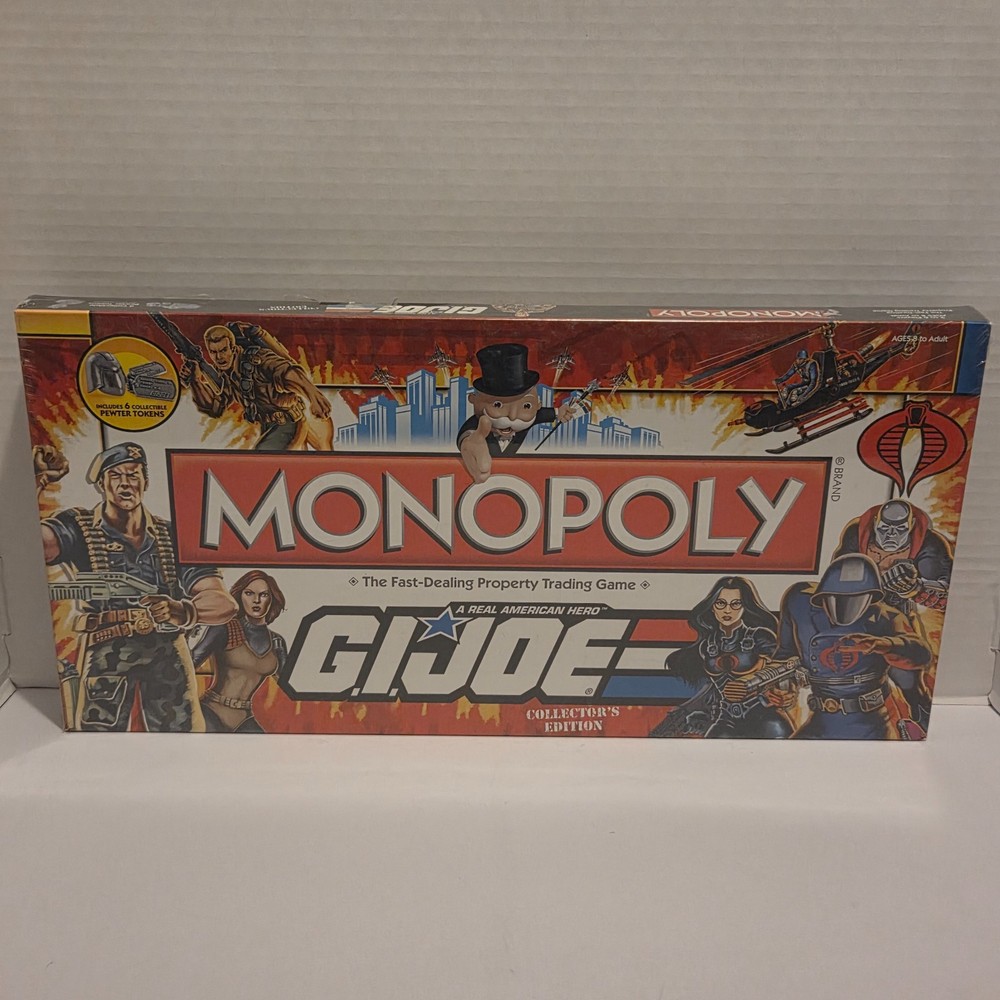 GI Joe Monopoly Collectors Edition Board Game 2009 New and Sealed
