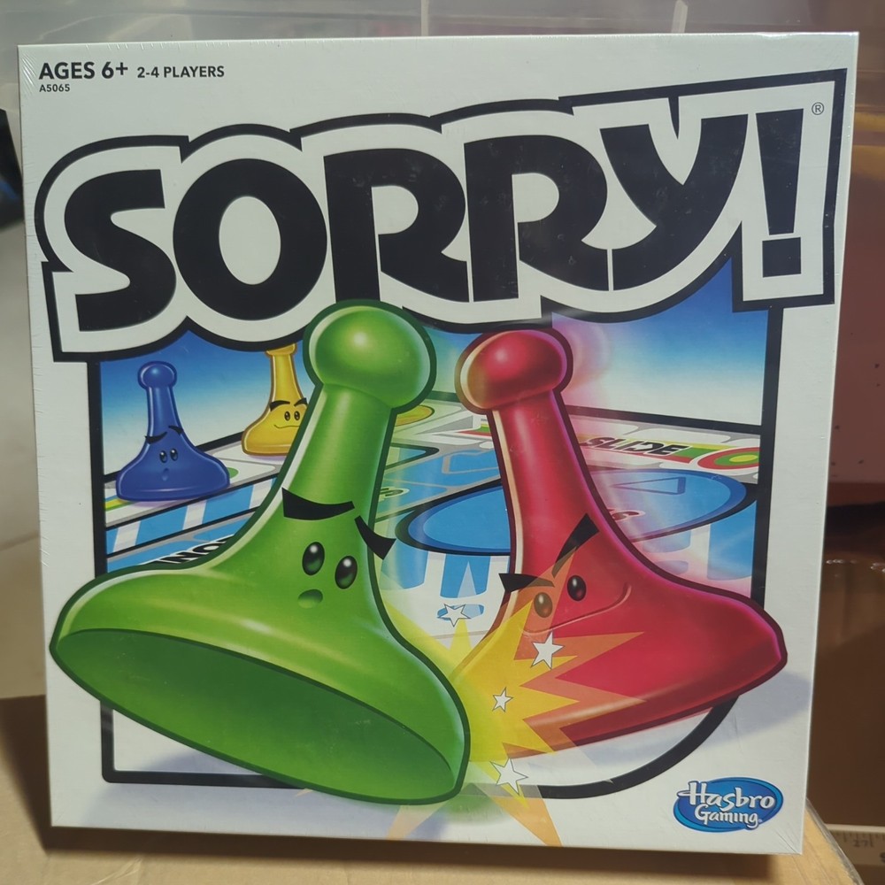 New Sealed Box – Hasbro Sorry Family Board Game – A5065