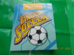 Tabletop Game Finger Soccer, Complete, unused, with Soccer Anecdote Booklet