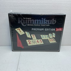 Rummikub Premium Edition Features Racks Large Number Engraved Tiles NIB