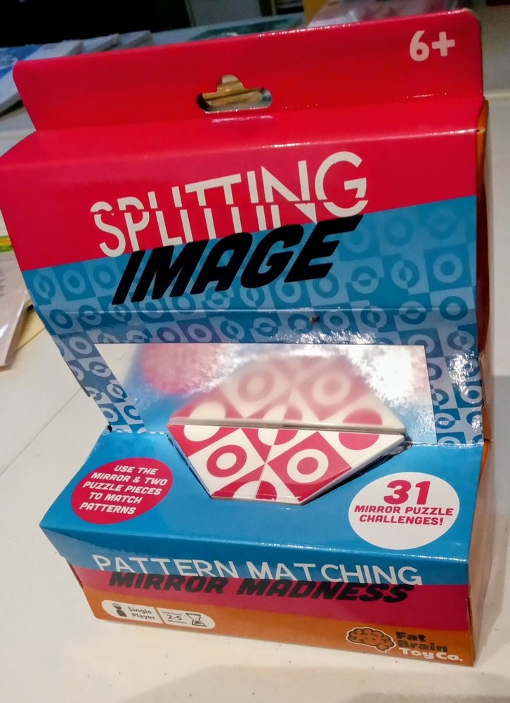 Splitting Image Pattern Matching Mirror Madness / Fat Brain Toys -NEW-ages 6+