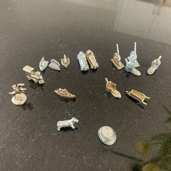 Bulk Lot of Specialty Set Monopoly Game pieces Tokens 16 Pieces