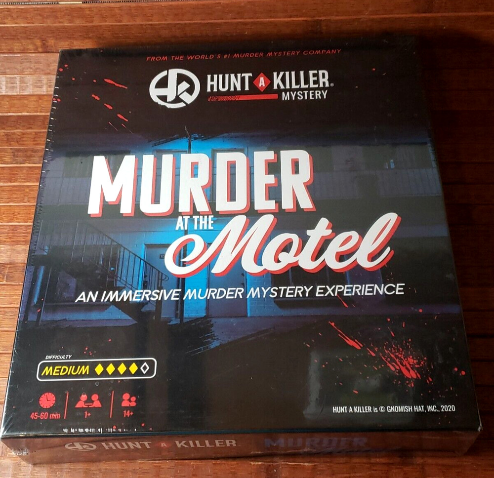 Hunt A Killer Murder at the Motel Game Mystery NEW Factory Sealed