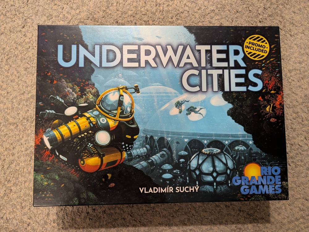 Underwater Cities Board Game, Used, Good Condition