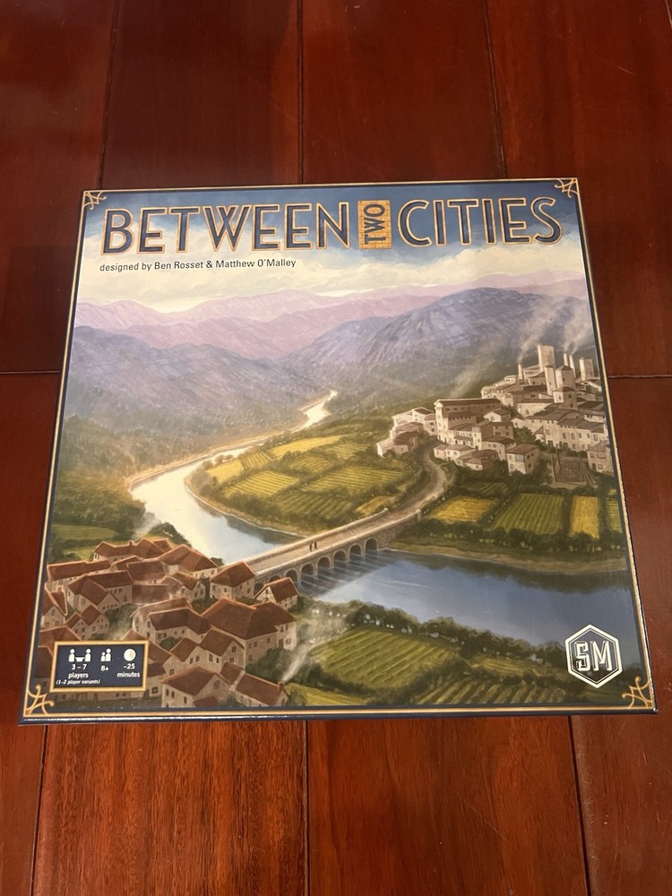 Stonemaier Games Between Two Cities Board Game Spiel des Jahres Rec 1-7 8+