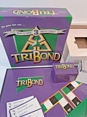 1992 TriBond Family Fun Board Game COMPLETE For Clever Minds VGT Ages 12 and up