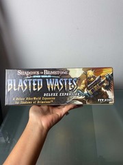 Shadows of Brimstone FFP07809 Blasted Wastes (Other Worlds Deluxe Expansion) EUC
