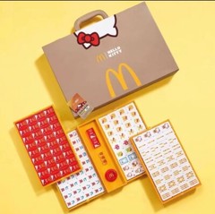 Sanrio Hello Kitty Mahjong gift Set McDonalds Hong Kong 2024 Limited Edition