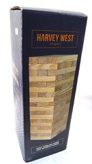 Harvey West Original Giant Tumbling Tower 54 x Wooden Blocks Game NEW GRG