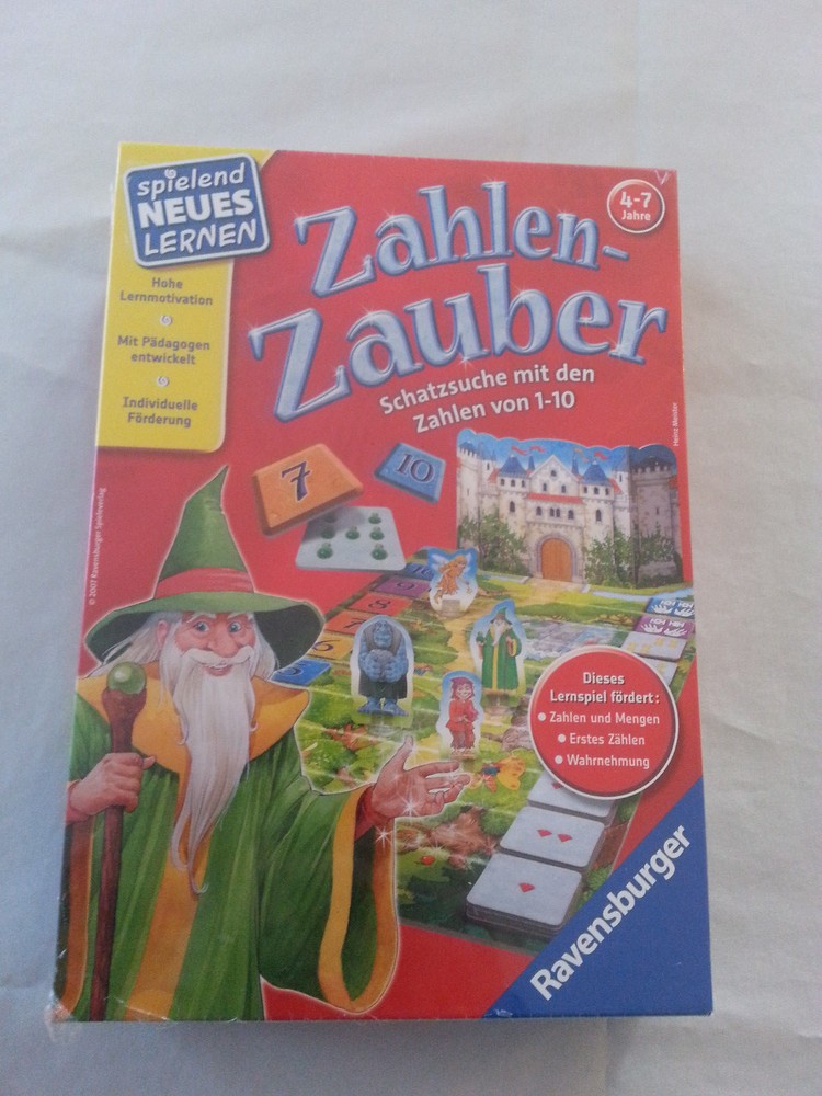RAVENSBURGER zahlen-zauber german Game Children Kids new Never Opened 4-7 jahre