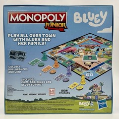 Hasbro Monopoly Junior: Bluey Edition Board Game for Kids – F5687