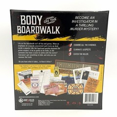 New Sealed Hunt A Killer Body on the Boardwalk Murder Mystery Strategy Game