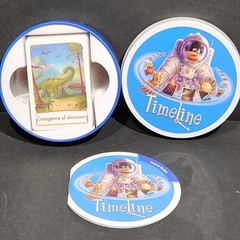 Timeline Card Game Events Zygomatic Asmodee Frederic Henry Round Tin NEW in box