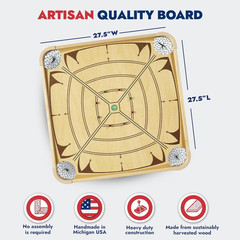 Board Game Set — Large Board Games for Adults & Children — over 85 Board Games f