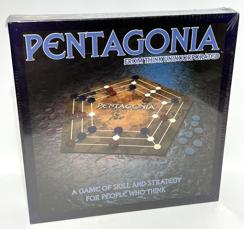 Pentagonia Strategy Board Game from Think Unincorporated 2000 NEW Sealed