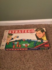Vintage 1961 Milton Bradley Stratego Board Game Complete