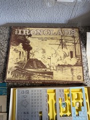 The Ironclads Board Game Naval Civil War Combat 1861 1865 SOME Unpunched Counter