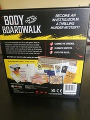 Hunt a Killer Body on the Boardwalk Immersive Murder Mystery Board Game Clues