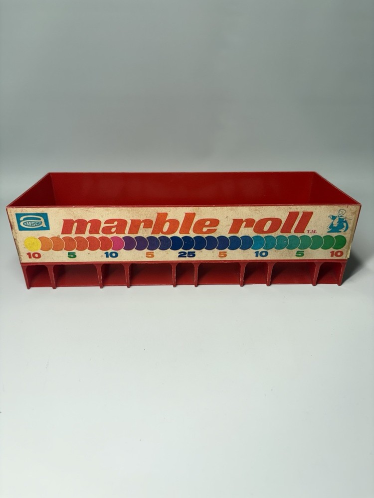 AMSCO Industries Marble Roll Action Skill Game Unit Vintage 1965