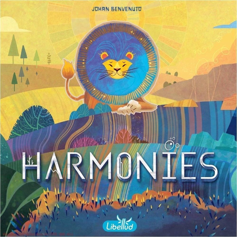 Asmodee Harmonies Board Game: Educational, Patterns, 30-Min Play, 1-4 Players