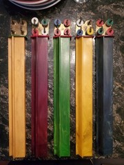 Vtg 1940s Cardinal Mahjong Set Green Alligator Case Standing Pheasant 164 Tiles
