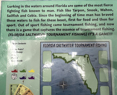 Florida Saltwater Tournament Fishing Board Game New Sealed 1992 Damaged Box