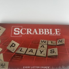 SCRABBLE CROSSWORD BOARD GAME by Milton Bradley Retro NEW & SEALED
