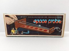 Vintage Space Probe Gravity Skill Game Crestline No. 600 Wooden Tabletop Game