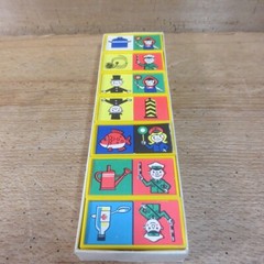 GDR picture domino toy professions-domino complete VEB Biggi logic learning game