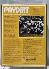 Sports Illustrated Paydirt Football Avalon Hill Book Shelf Game 1986 Sealed