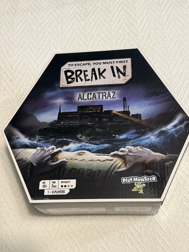 Alcatraz, “To Escape,You Must First Break in”Board Game, Based On Real Events…